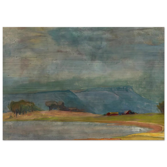 Dodge Ranch - Tonalism - Xavier Martinez Brushed Aluminum Print - 70x100 cm / 28x40 inches | Xavier Martinez Aluminum Print | Xavier Martinez Prints