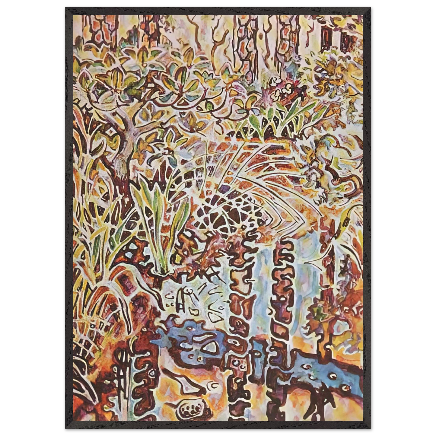Walter Inglis Anderson - Walter Anderson Wall art - 13x18 cm / 5x7 inches - Premium Wooden Framed Poster With Fine Art Paper-canvas - White frame