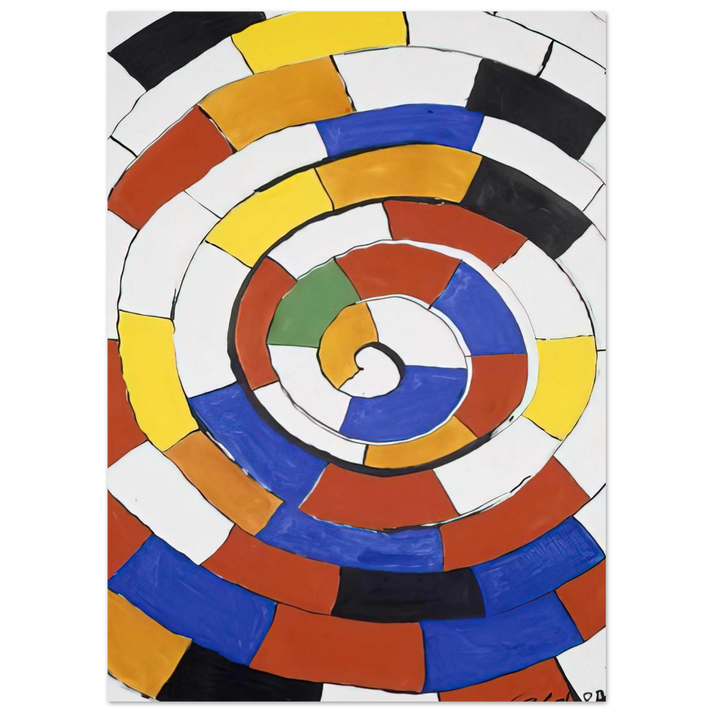 Alexander Calder - SPIRAL 1970 Fine Art Poster
