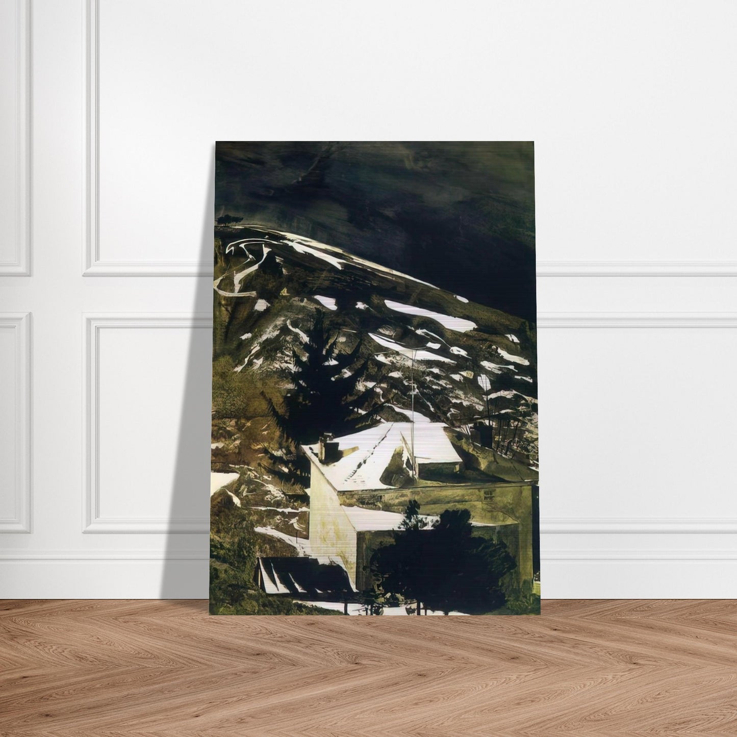 WOLF MOON 1975 - Andrew Wyeth Brushed Aluminum Print - 70x100 cm / 28x40 inches | Andrew Wyeth Aluminum Print | Andrew Wyeth Prints