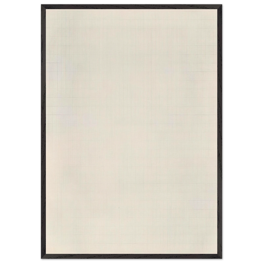 The Peach - Agnes Martin 70x100 cm / 28x40 inches Framed Art Print – Black Wooden Frame