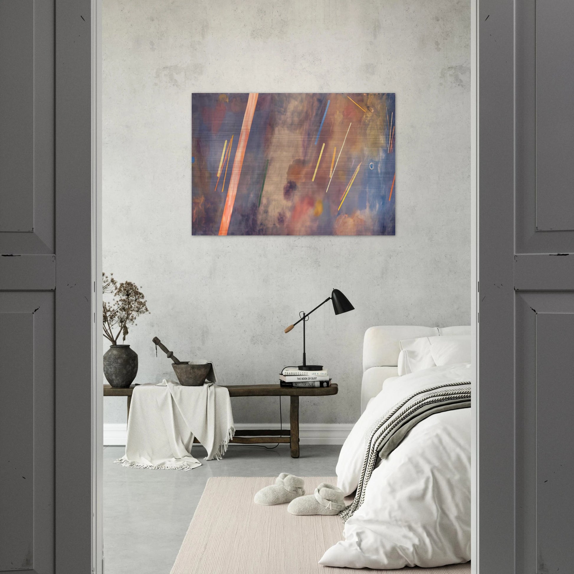 For William Blake - 1968 - Ronnie Landfield Brushed Aluminum Print - 70x100 cm / 28x40 inches | Ronnie Landfield Aluminum Print | Ronnie Landfield Prints