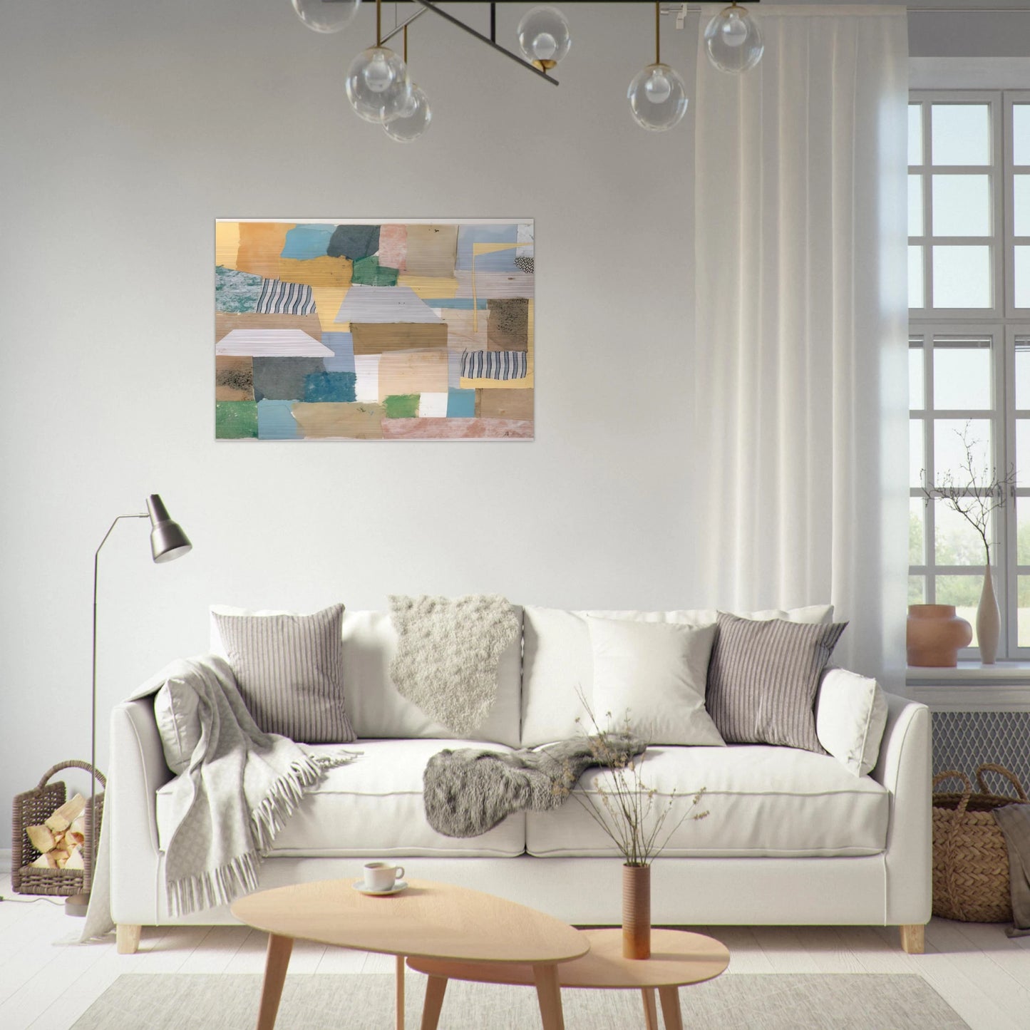 Number 653 - Abstract Expressionism - Anne Ryan Brushed Aluminum Print - 70x100 cm / 28x40 inches | Anne Ryan Aluminum Print | Anne Ryan Prints