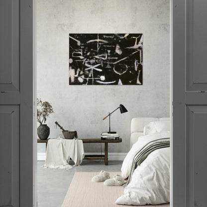 Untitled - Art Informel - Jiro Yoshihara Brushed Aluminum Print - 70x100 cm / 28x40 inches | Jiro Yoshihara Aluminum Print | Jiro Yoshihara Prints