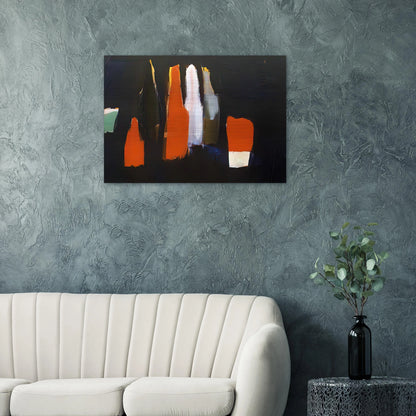 Bouteilles - Art Informel - Nicolas de Stael Brushed Aluminum Print - 70x100 cm / 28x40 inches | Nicolas de Stael Aluminum Print | Nicolas de Stael Prints