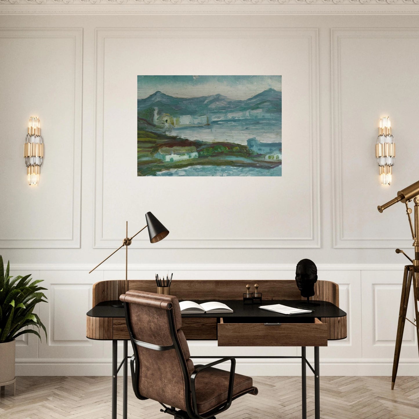 CADAQUES 2 - Salvador Dali Brushed Aluminum Print - 70x100 cm / 28x40 inches | Salvador Dali Aluminum Print | Salvador Dali Prints