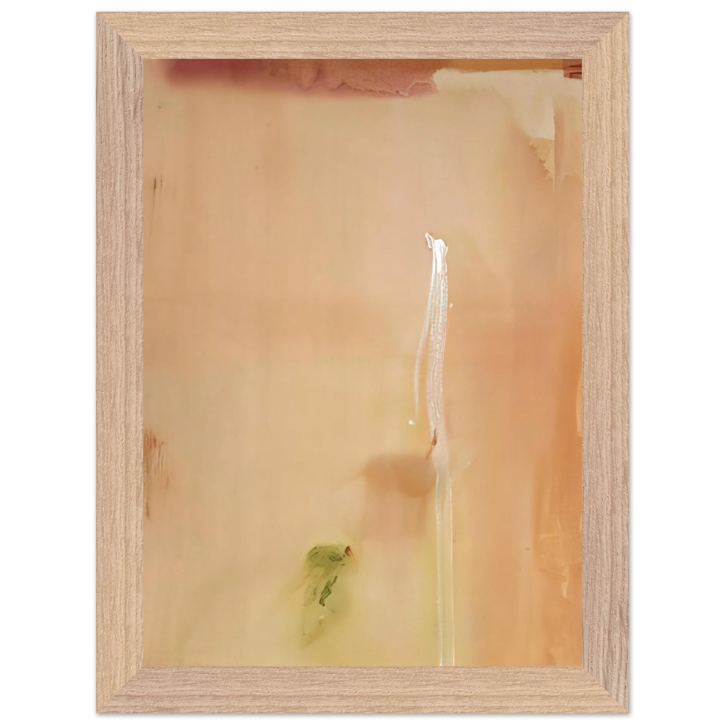 Helen Frankenthaler - Dawn Stroke - 1977 Wall art - 27x35 cm / 11x14 inches - Premium Wooden Framed Poster With Fine Art Paper-canvas - Black frame