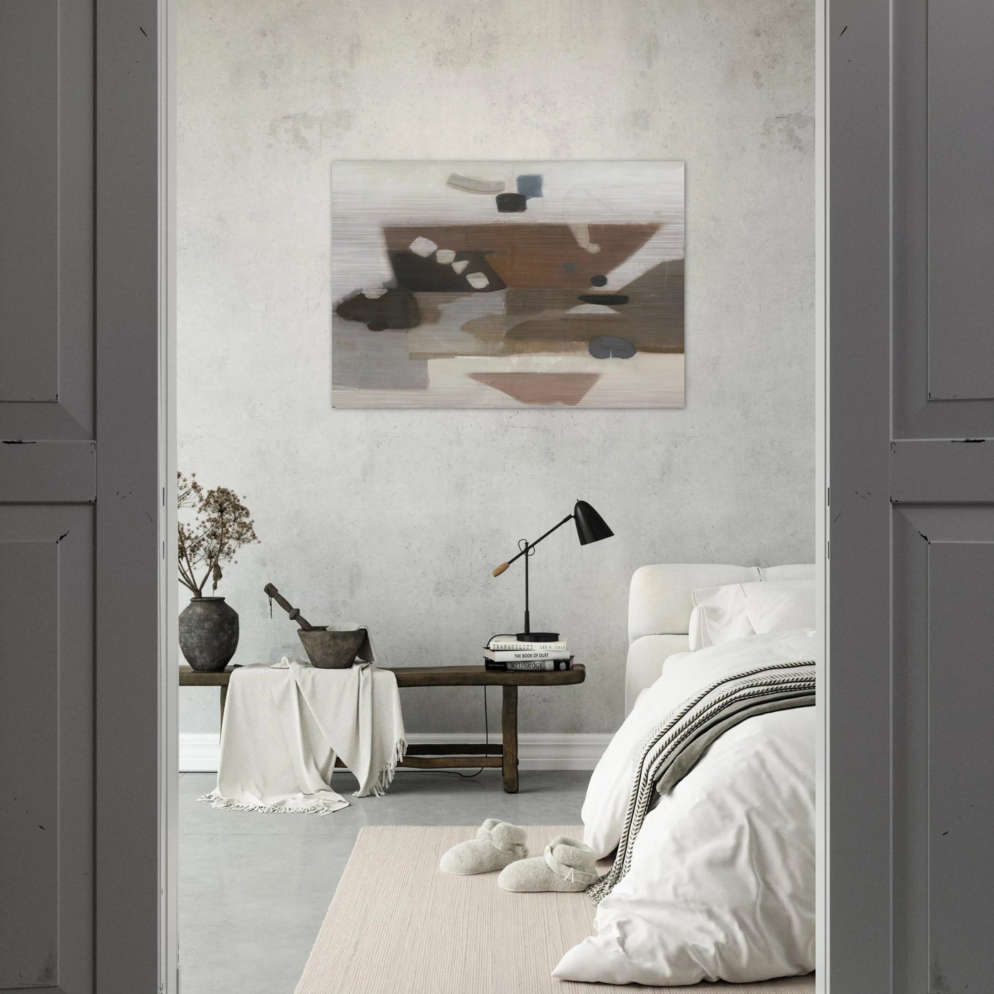 Decision - 1956 - Kenzo Okada Brushed Aluminum Print - 70x100 cm / 28x40 inches | Kenzo Okada Aluminum Print | Kenzo Okada Prints