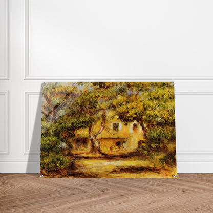 The Farm at Collettes - Pierre-Auguste Renoir Acrylic Print - 70x100 cm / 28x40″ inches