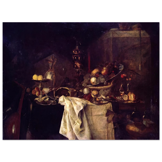 Henri Matisse - LA DESERTE AFTER JAN DAVIDSZ DE HEEM 1893  75x100 cm / 30x40inches Fine Art Poster