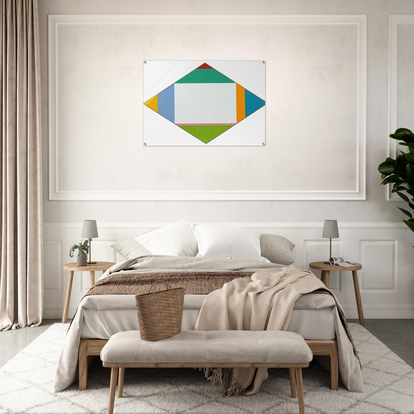 Expansion in Four Directions - 1962 - Max Bill Acrylic Print - 70x100 cm / 28x40″ inches | Max Bill Wall Art | Max Bill Prints