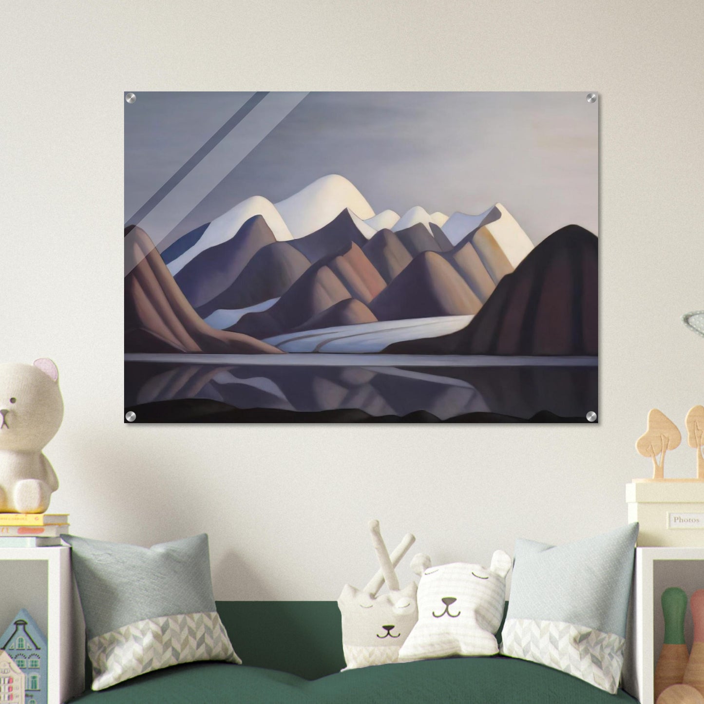 Mount Thule, Bylot Island - 1930 - Lawren Harris Acrylic Print - 70x100 cm / 28x40″ inches