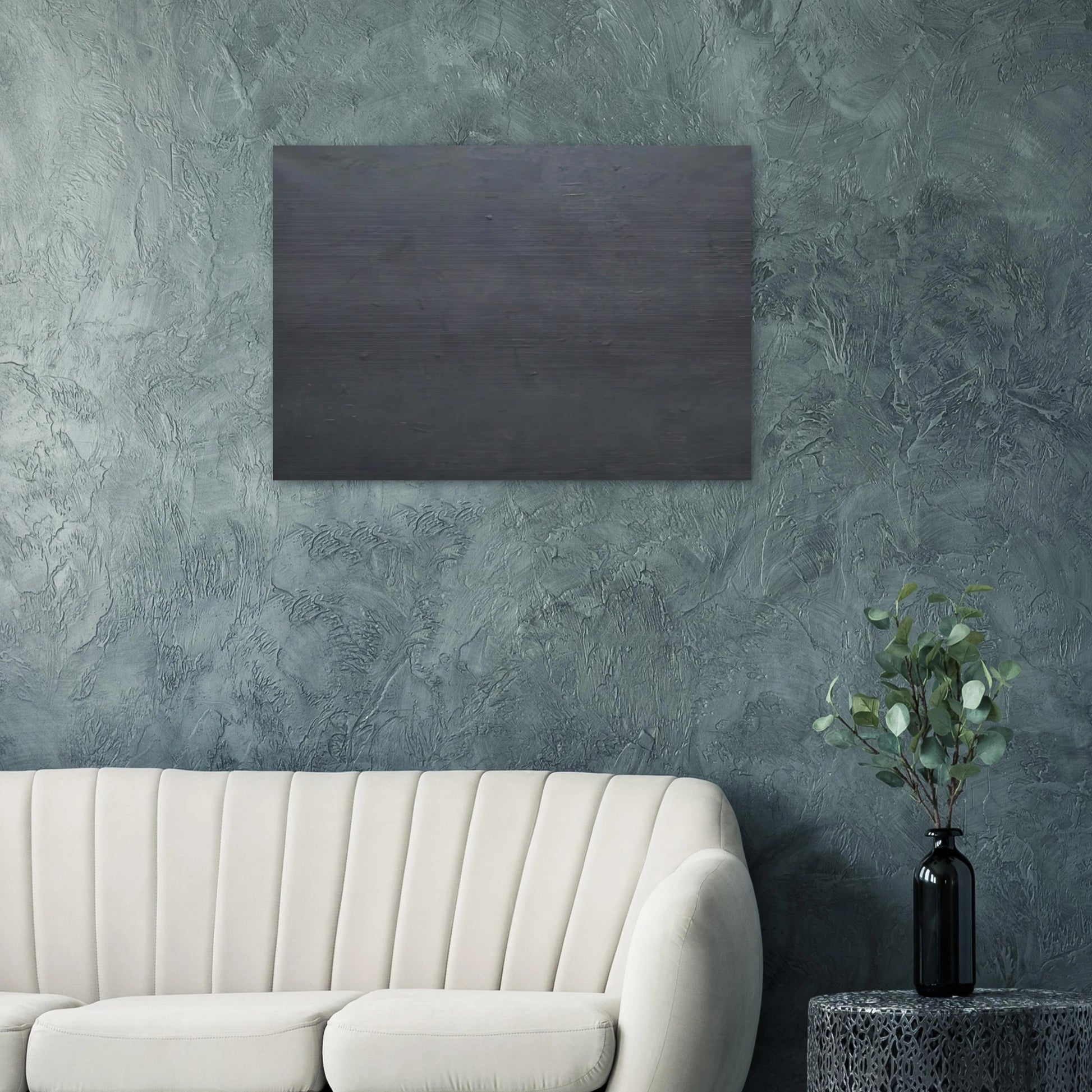 TOWNSCAPE M8 GREY 1968 - Gerhard Richter Brushed Aluminum Print - 70x100 cm / 28x40 inches | Gerhard Richter Aluminum Print | Gerhard Richter Prints