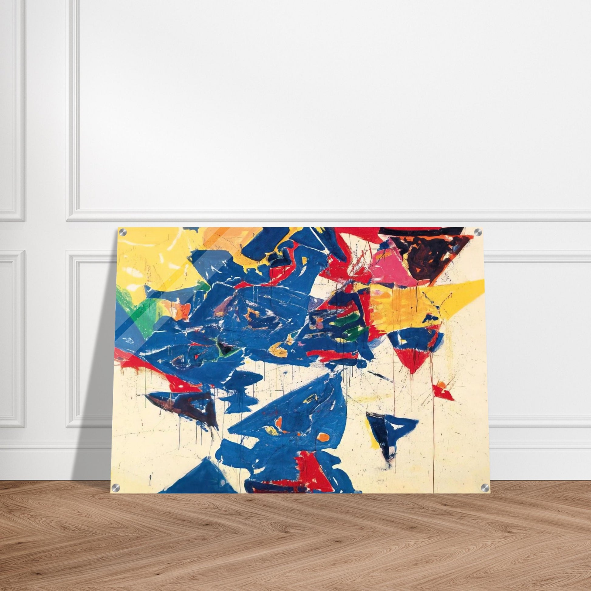 Middle Blue III - Sam Francis Acrylic Print - 70x100 cm / 28x40″ inches