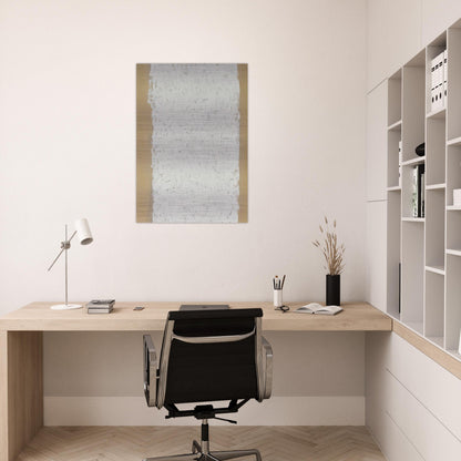 Enter - Robert Ryman Brushed Aluminum Print - 70x100 cm / 28x40 inches | Robert Ryman Aluminum Print | Robert Ryman Prints