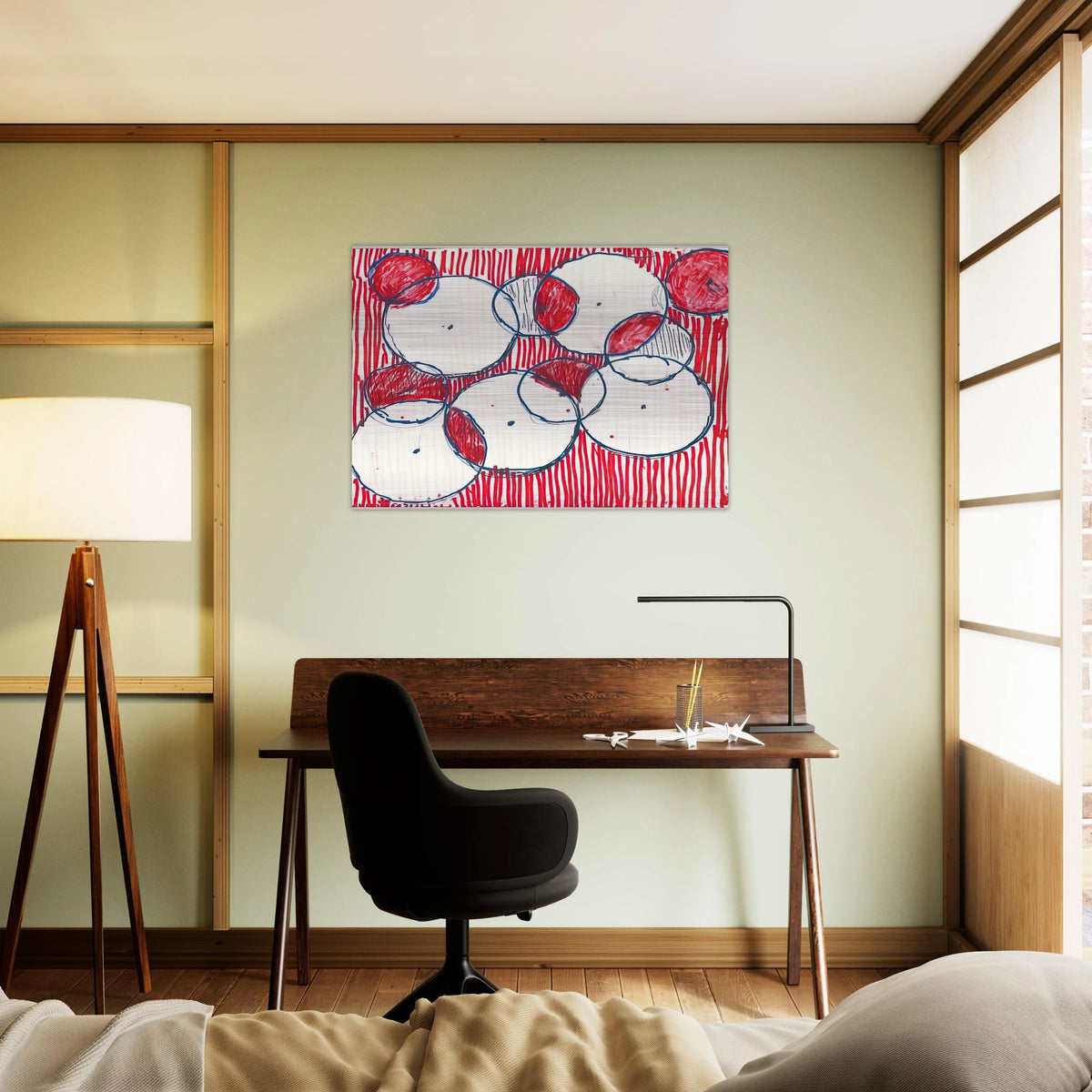 BE CALME OCTOBER 1ST 31ST 2004 - Louise Bourgeois Brushed Aluminum Print - 70x100 cm / 28x40 inches | Louise Bourgeois Aluminum Print | Louise Bourgeois Prints