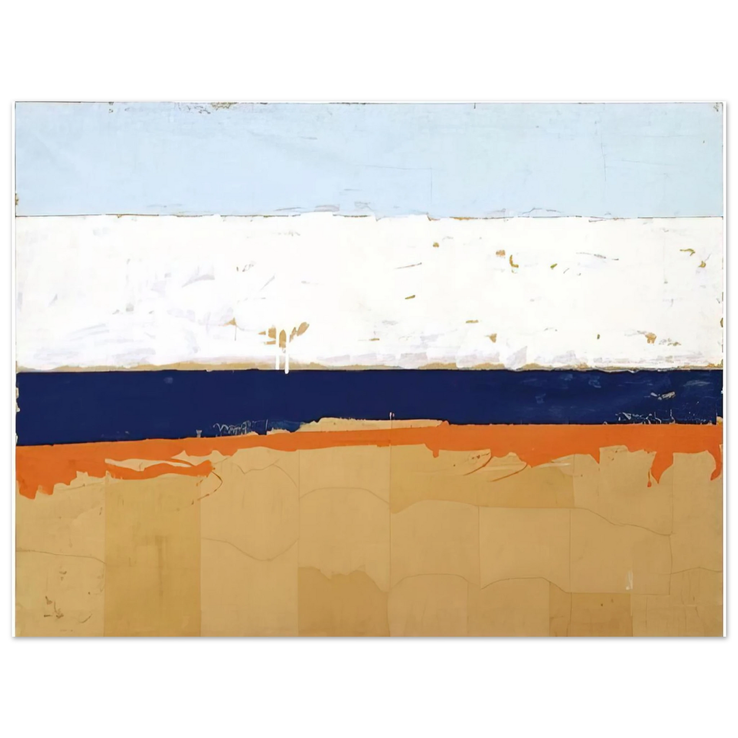 Mario Schifano - Grande Angolo - 1963  75x100 cm / 30x40inches Fine Art Poster