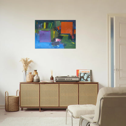 Renate s Nantucket - Hans Hofmann Brushed Aluminum Print - 70x100 cm / 28x40 inches | Hans Hofmann Aluminum Print | Hans Hofmann Prints