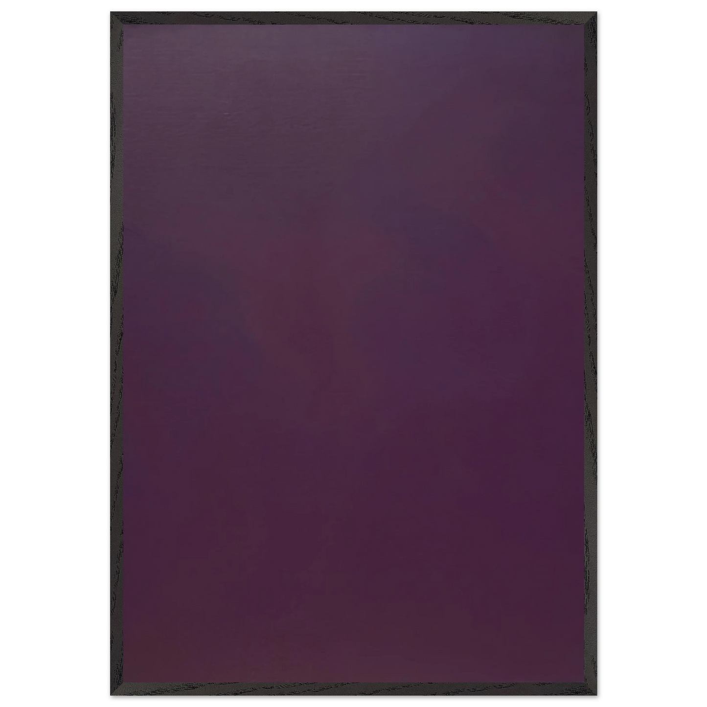 Microchromie 70 ZL violet dEgypte - Fernand Leduc 70x100 cm / 28x40 inches Framed Art Print – Black Wooden Frame