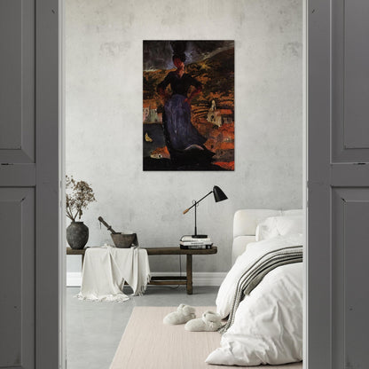 PORTRAIT OF HORTENSIA - Salvador Dali Brushed Aluminum Print - 70x100 cm / 28x40 inches | Salvador Dali Aluminum Print | Salvador Dali Prints