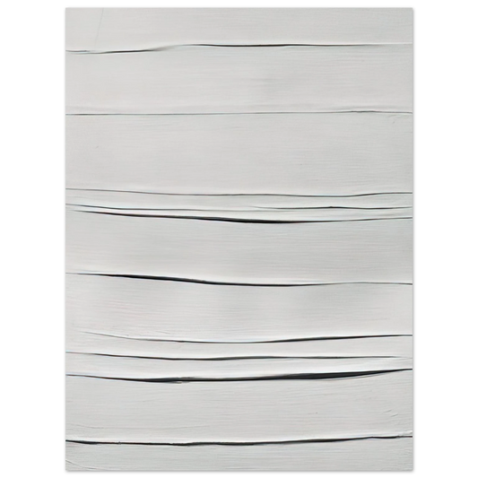Piero Manzoni - Achrome - 1958  75x100 cm / 30x40inches Fine Art Poster