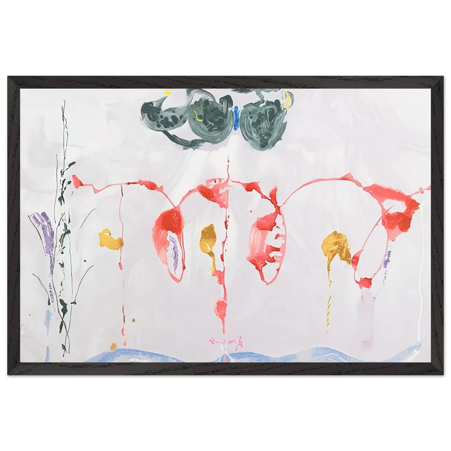 Helen Frankenthaler - Aerie - 2009 Wall art - A3 (29.7 x 42  cm) - Fine Art Poster-canvas - -