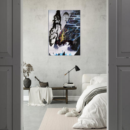 Radient Splendor - Eyvind Earle Brushed Aluminum Print - 70x100 cm / 28x40 inches | Eyvind Earle Aluminum Print | Eyvind Earle Prints