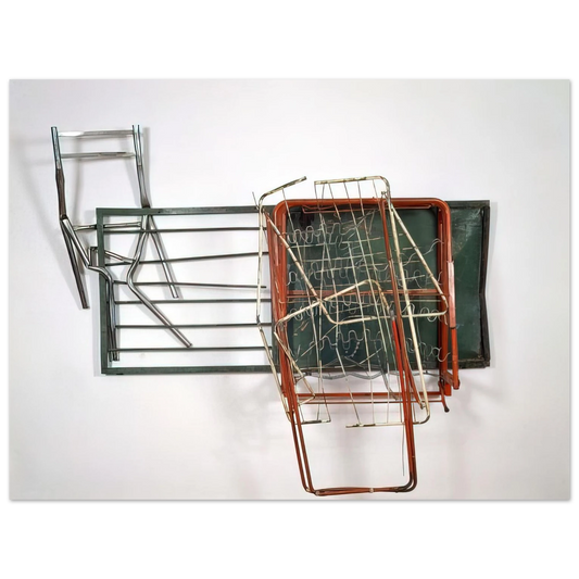 Robert Rauschenberg - GREENHOUSE GLUT NEAPOLITAN 1987  75x100 cm / 30x40inches Fine Art Poster