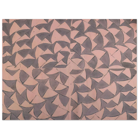Carla Accardi - Rosa grigio grande - 1973  75x100 cm / 30x40inches Fine Art Poster