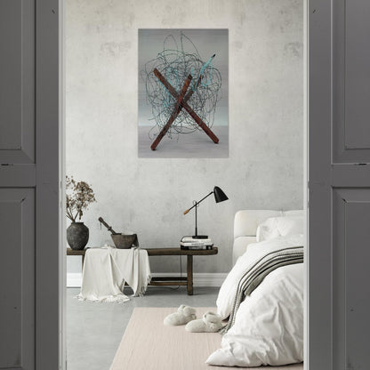 Tumbleweed - James Rosenquist Brushed Aluminum Print - 70x100 cm / 28x40 inches | James Rosenquist Aluminum Print | James Rosenquist Prints
