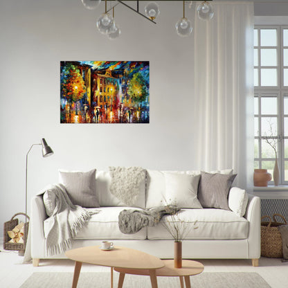 Leonid Afremov - Leonid Afremov Brushed Aluminum Print - 70x100 cm / 28x40 inches | Leonid Afremov Aluminum Print | Leonid Afremov Prints