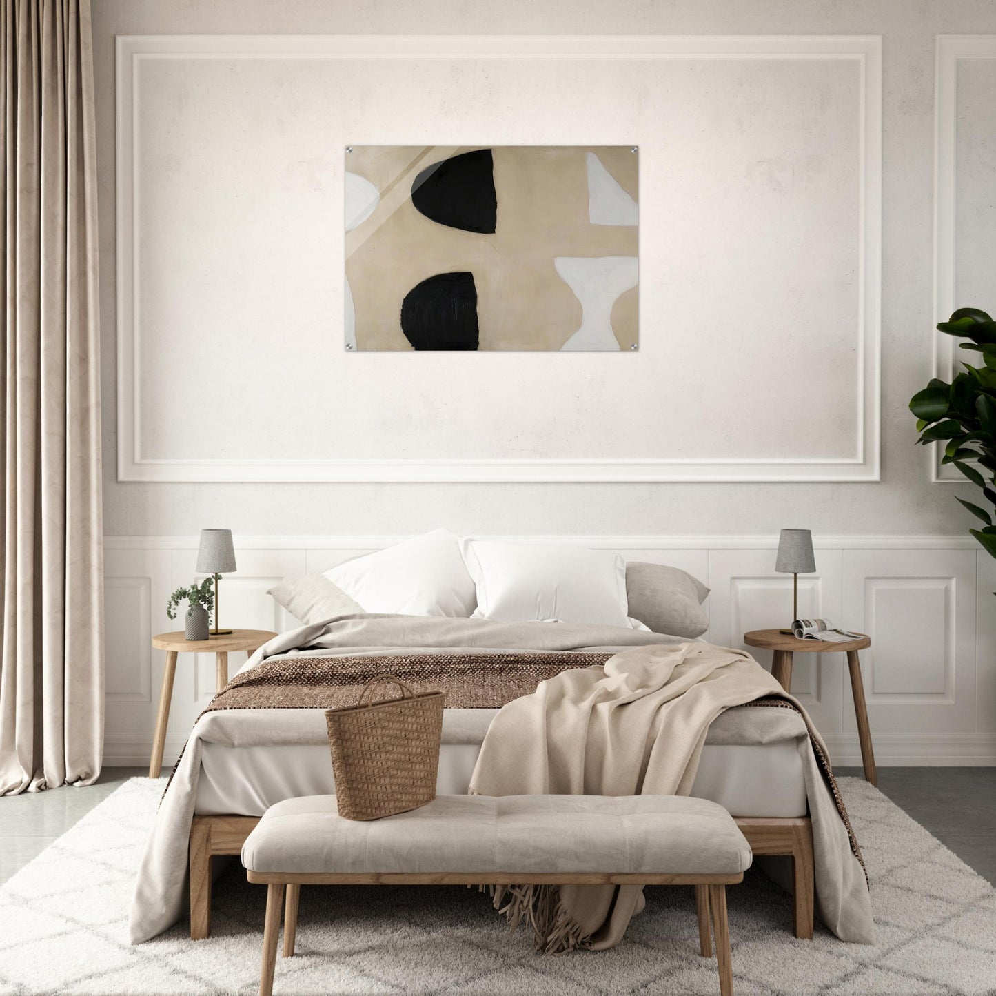 Angle - 1963 - William Scott Acrylic Print - 70x100 cm / 28x40″ inches | William Scott Wall Art | William Scott Prints