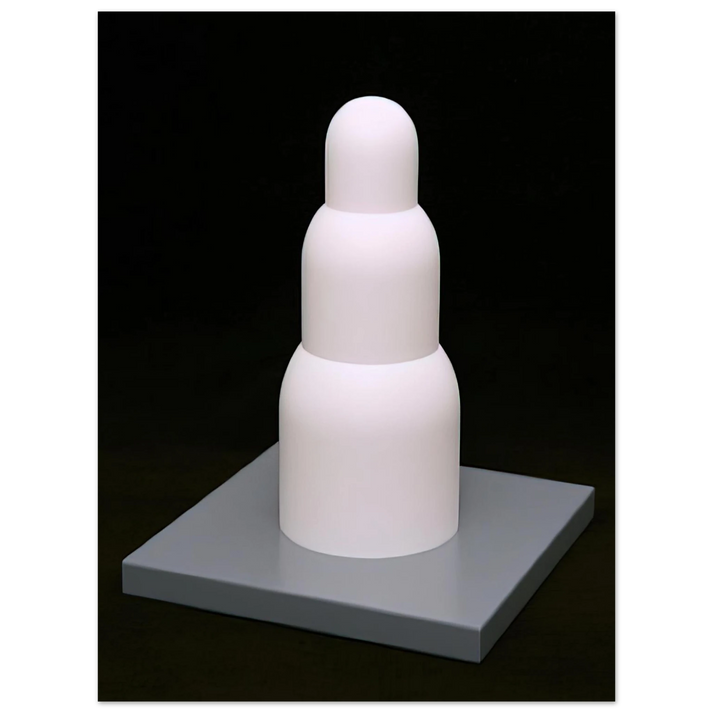 Sol LeWitt - Three Stacked Domes  75x100 cm / 30x40inches Fine Art Poster