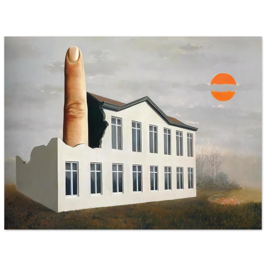 Rene Magritte - THE REVEALING OF THE PRESENT 1936  75x100 cm / 30x40inches Fine Art Poster