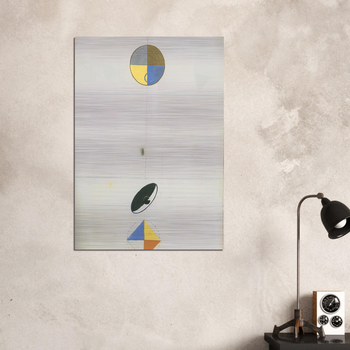 SERIES NO VII NO 3F 1920 - Hilma af Klint Brushed Aluminum Print - 70x100 cm / 28x40 inches | Hilma af Klint Aluminum Print | Hilma af Klint Prints