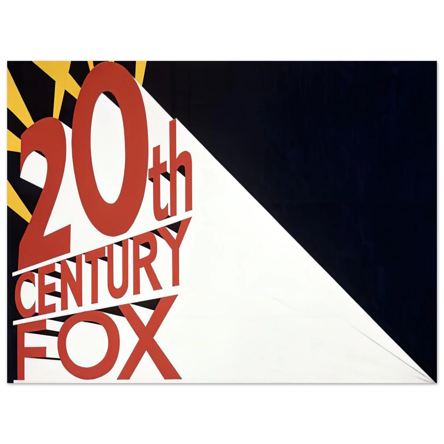 Edward Ruscha - LARGE TRADEMARK WITH EIGHT SPOTLIGHTS 1962  75x100 cm / 30x40inches Fine Art Poster