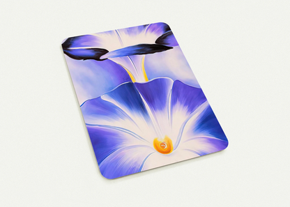Blue Morning Glories By Georgia O'Keeffe Pack of 10 Post Cards | Georgia O'Keeffe Post Cards | A6 (10.5 x 14.8 cm) - 4.1 x 5.8 inches