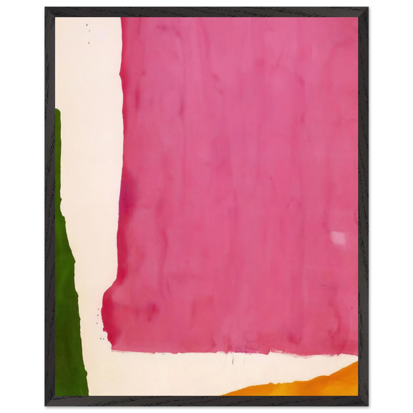 Helen Frankenthaler - Mauve District - 1966 Wall art - 40x50 cm / 16x20 inches - Premium Wooden Framed Poster With Fine Art Paper-canvas - White frame