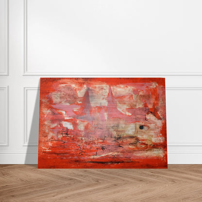 EMBRASEMENT 1954 - Zao Wou-Ki Brushed Aluminum Print - 70x100 cm / 28x40 inches | Zao Wou-Ki Aluminum Print | Zao Wou-Ki Prints