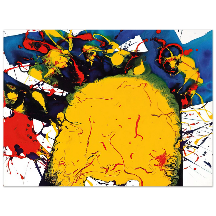 Sam Francis - Untitled  SFP94-141  SFF 1811   75x100 cm / 30x40inches Fine Art Poster