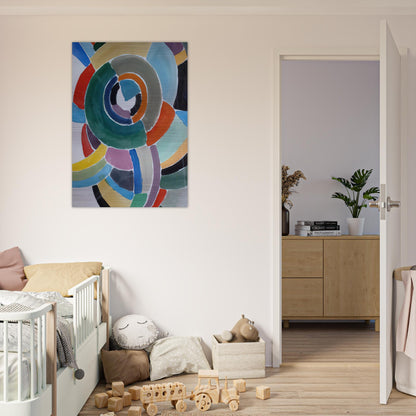 ORFIZME - Sonia Delaunay Brushed Aluminum Print - 70x100 cm / 28x40 inches | Sonia Delaunay Aluminum Print | Sonia Delaunay Prints