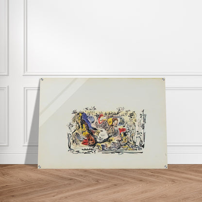 UNTITLED - Jackson Pollock Acrylic Print - 70x100 cm / 28x40″ inches