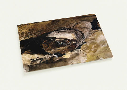 LOG CHAIN By Andrew Wyeth Pack of 10 Post Cards | Andrew Wyeth Post Cards | A6 (10.5 x 14.8 cm) - 4.1 x 5.8 inches