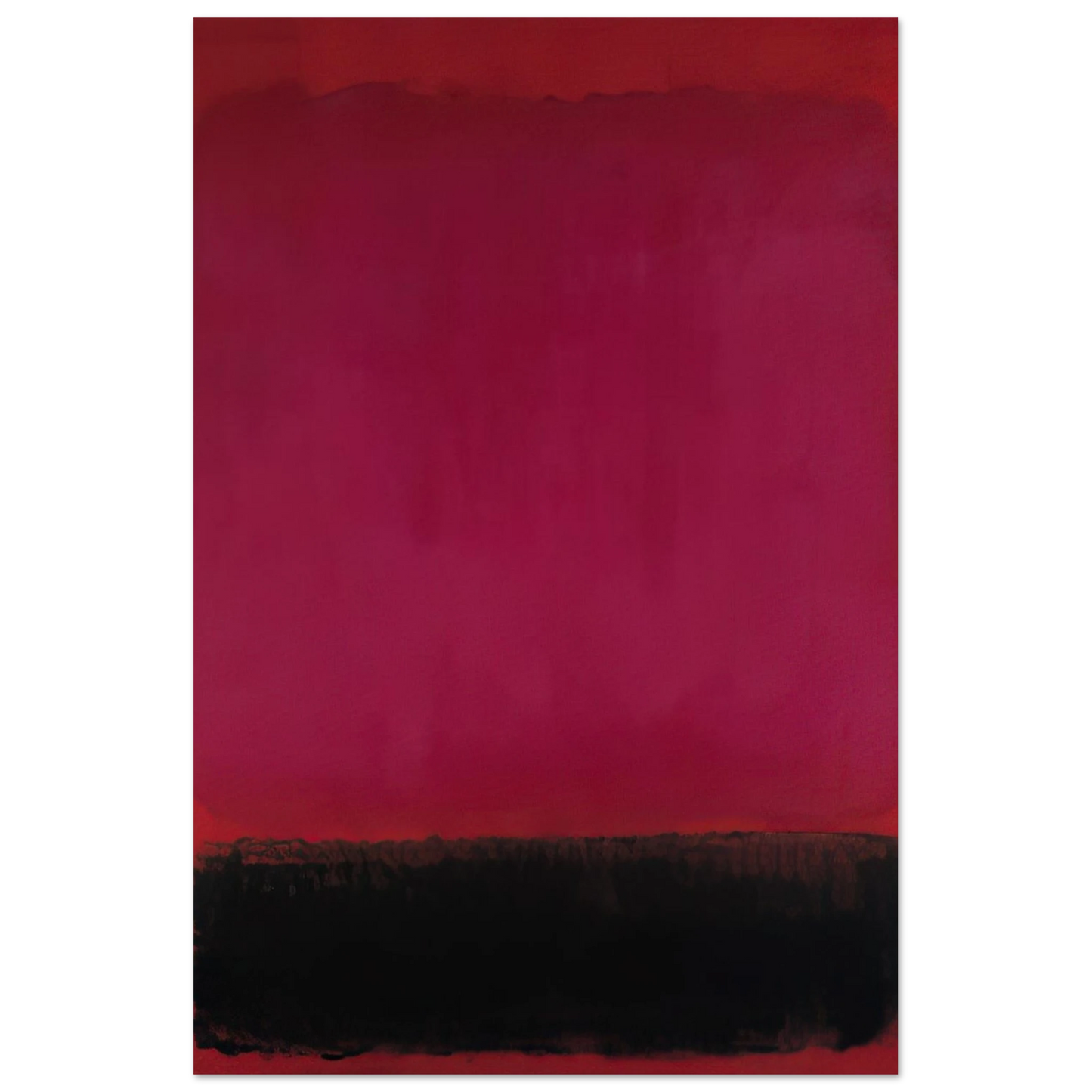 Helen Frankenthaler - Untitled - 1967 Wall art - 15x20 cm / 6x8 inches - Premium Wooden Framed Poster With Fine Art Paper-canvas - White frame