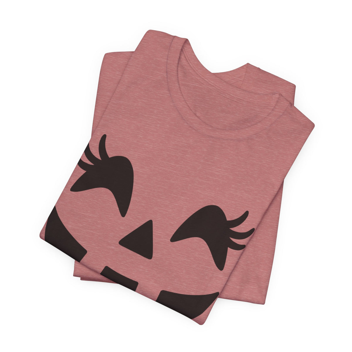 Masque de citrouille Jack O'Lantern Cils Halloween Femmes Filles T-Shirt