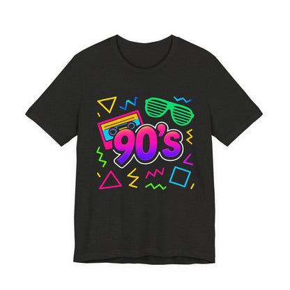 Musique old school des années 90 - ambiance arcade Classique années 90 Rétro Vintage. Années 1990 Les années 90 J'adore les années 90 T-Shirt