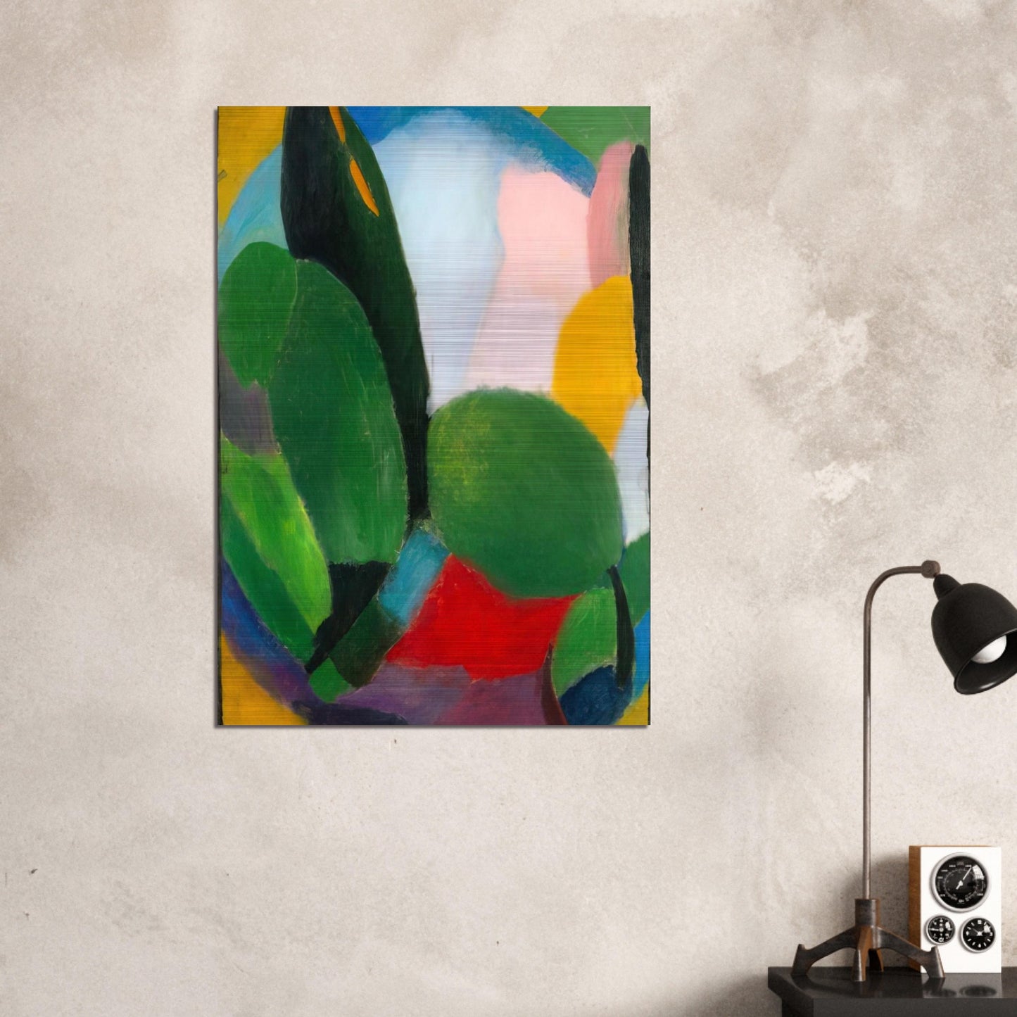 VARIATION 1916 - Alexej von Jawlensky Brushed Aluminum Print - 70x100 cm / 28x40 inches | Alexej von Jawlensky Aluminum Print | Alexej von Jawlensky Prints