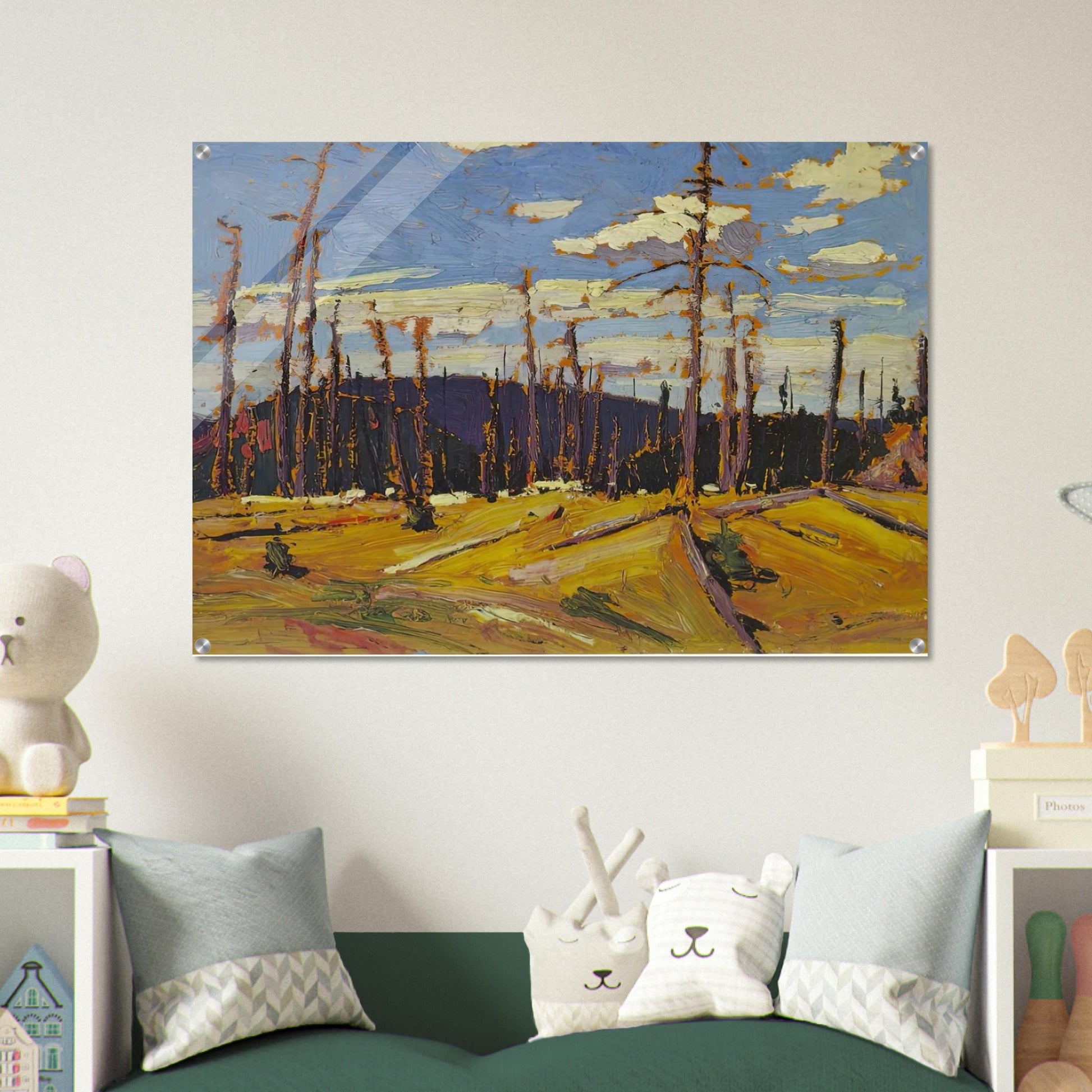 BURNT OVER FOREST 1916 - Tom Thomson Acrylic Print - 70x100 cm / 28x40″ inches