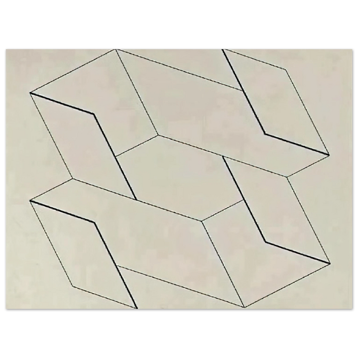 Josef Albers - STRUCTURAL CONSTELLATION 1955 0  75x100 cm / 30x40inches Fine Art Poster