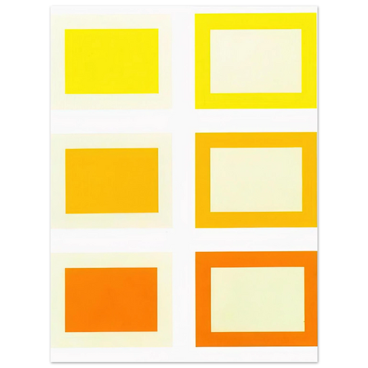 Donald Judd - Untitled Schellmann #187-192 - 1990  75x100 cm / 30x40inches Fine Art Poster